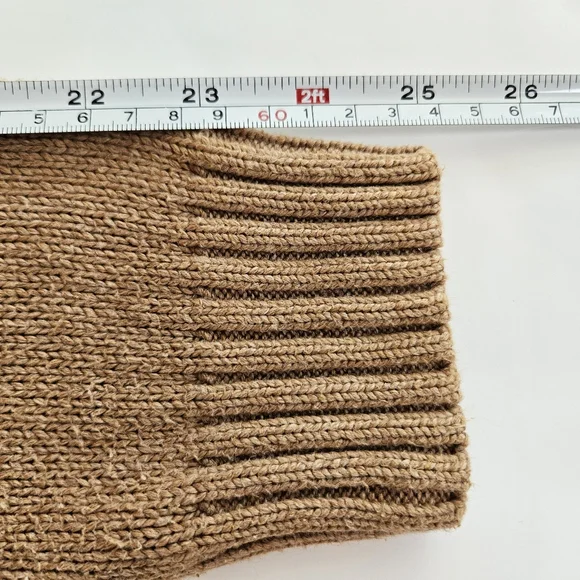 Polo by Ralph Lauren Men's Tan Beige Sweater Size XL Tall 100% Cotton - Picture 10 of 14